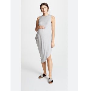 Hatch Maternity Grey High Line Dress